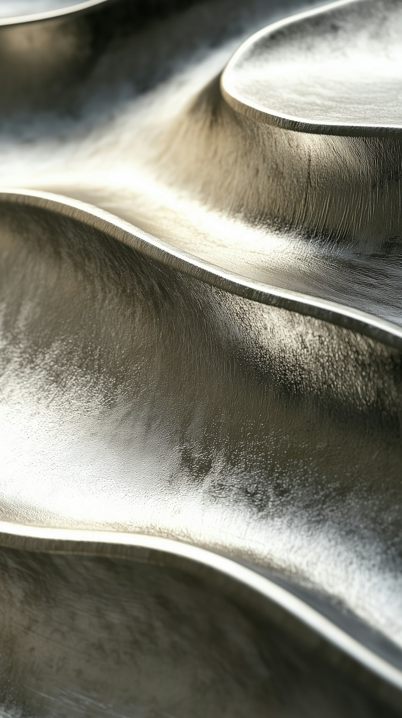 Metallic Waves Close Up